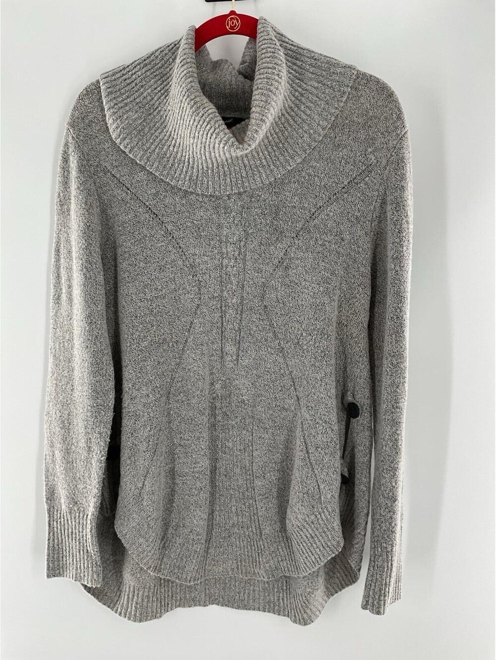 gnw Women’s Size Large Gray Tight Knit Sweater 096